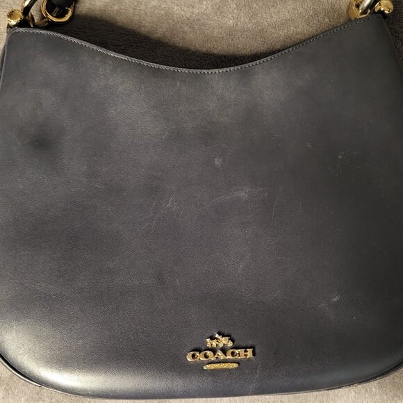 Coach Nomad Hobo Bag Navy Color - Picture 1 of 9